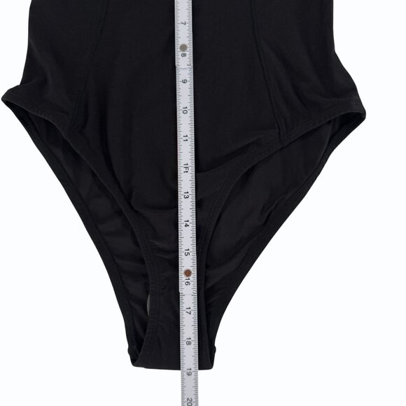 We Are HAH Eyes On Top‎ Black Bodysuit M Free People Underwire Adjustable Straps - Picture 13 of 14